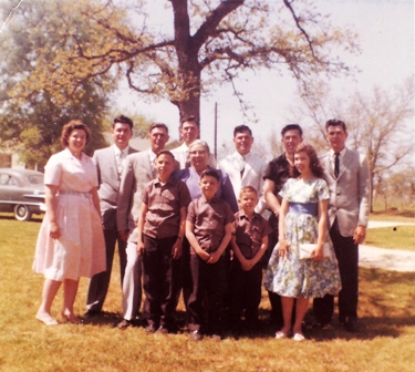 Zeke and Katie Bonnet with their family